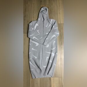 *New* Nike Gray hooded cardigan